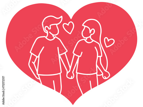 Romantic Women and Man Relationship

