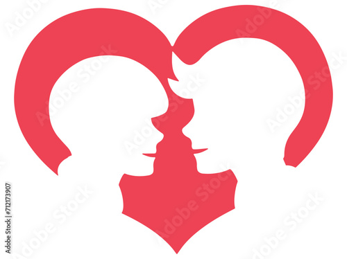 Love Silhouette Couple Background Valentines Day
