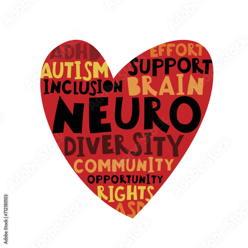 Human mind and experience diversity. Neurodiversity, autism acceptance.