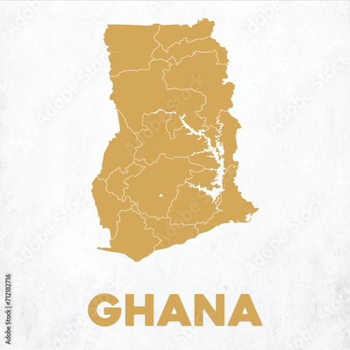 Detailed Ghana Map