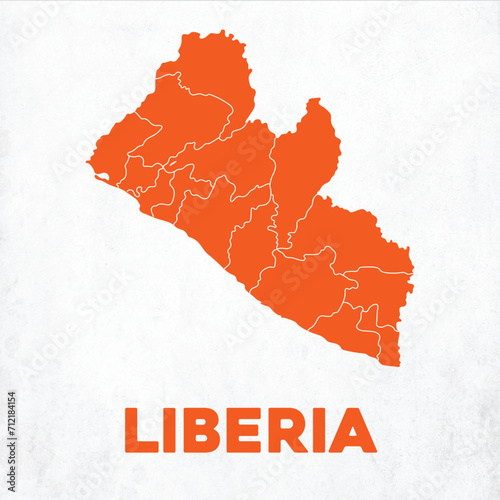 Detailed Liberia Map