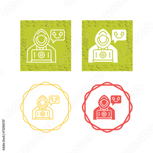 Cyber Attack Vector Icon