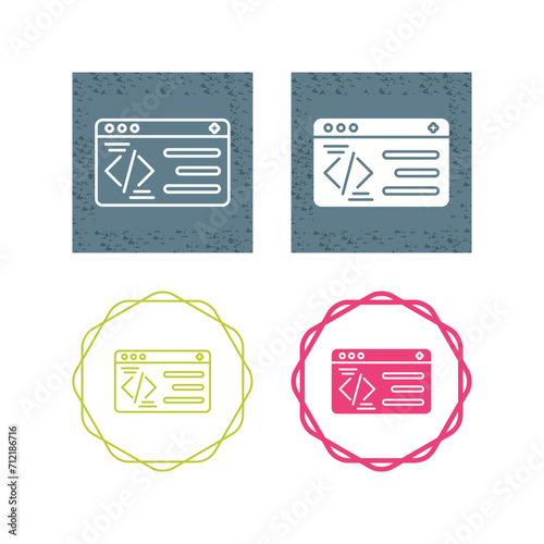 Programming Vector Icon