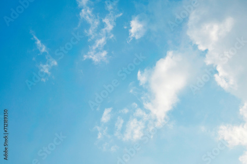 Photography blue sky with clouds