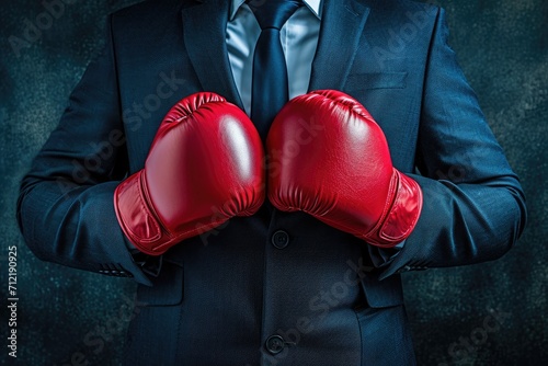 Stock photo of businessperson in boxing attire © LimeSky