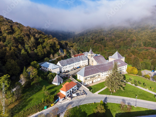 Roncesvalles, Royal Collegiate Church of Santa María de Roncesvalles, Santiago's road, Navarra, Spain