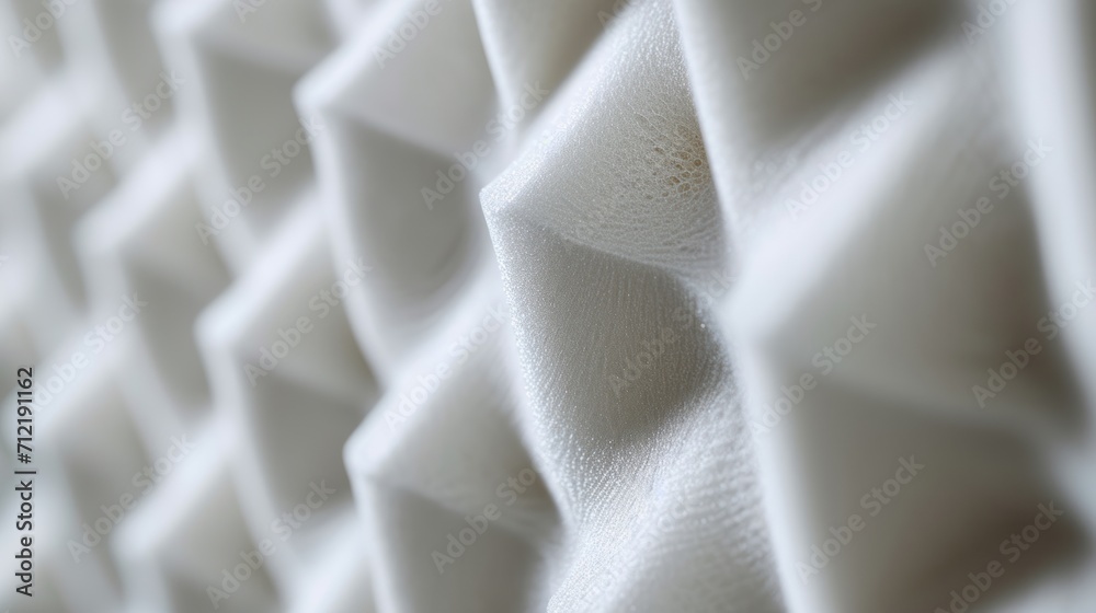 Obraz premium zoom in to studio acoustic foam, home soundproofing solution