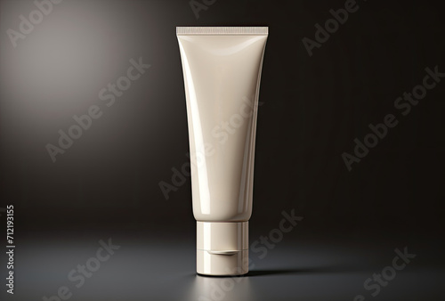 Mockup Tube of cream. Skin care cream. Skincare product packaging. Moisturizing and cleansing.
