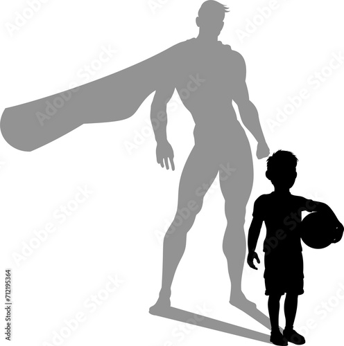 Superhero Child Kid With Su...