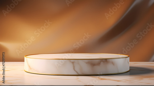 Wallpaper Mural Modern round product advertising podium, booth, stage, product background, promotional event background Torontodigital.ca