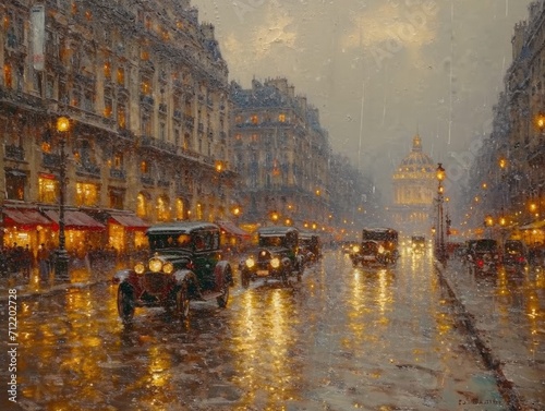  1920s Paris Street