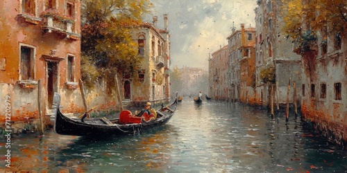  Classic Venetian Gondola