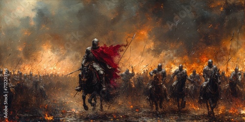  Medieval Knight Battle photo