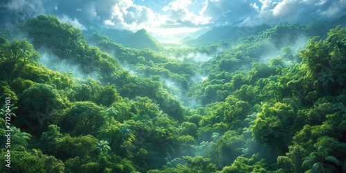  Aerial Rainforest View