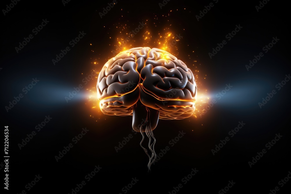 Brain fire disease diagnostics CT angiography contrast-enhanced brain ...