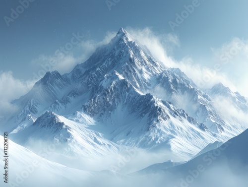  Snow-Covered Mountains © daisy