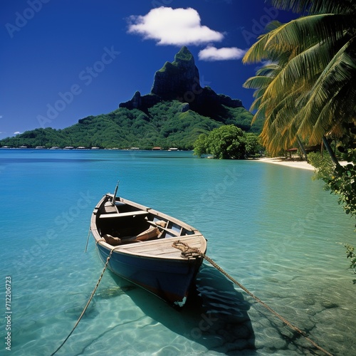Bora Bora offers travelers tours from just about every kind of boat imaginable, including motor boats, boat on the sea