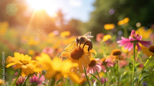 Wildflowers  buzzing bees  and a vibrant sun bring spring s lively spirit