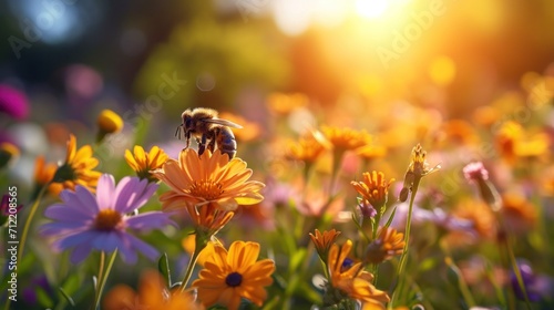 Wildflowers  buzzing bees  and a vibrant sun bring spring s lively spirit