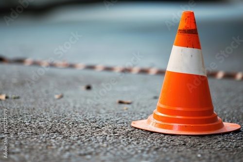 Text friendly traffic cone
