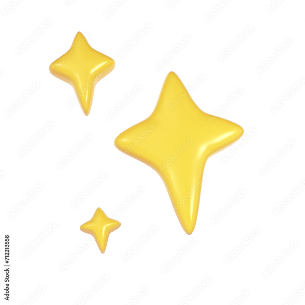 3d winter yellow Christmas stars sparkle. Cute shiny star shaped object element icon. shine symbol transparent illustration 3d winter yellow Christmas stars sparkle. Cute shiny star shaped object element icon. shine symbol transparent illustration