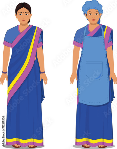 indian workers in uniform