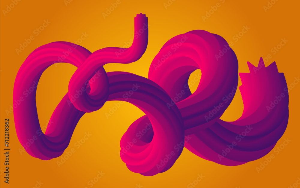 Fototapeta premium 3d render of molecule