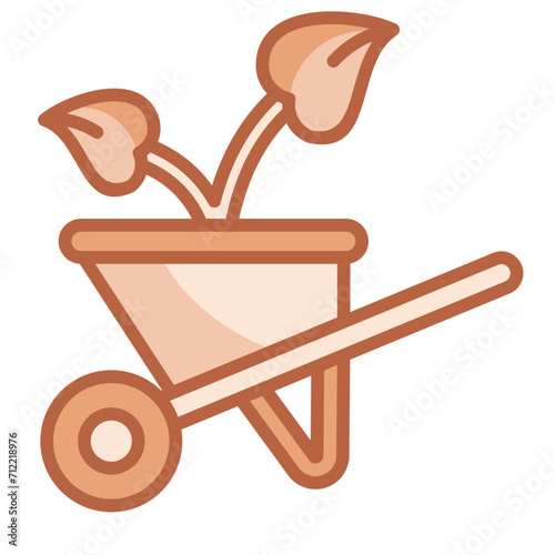 Wheelbarrow Icon