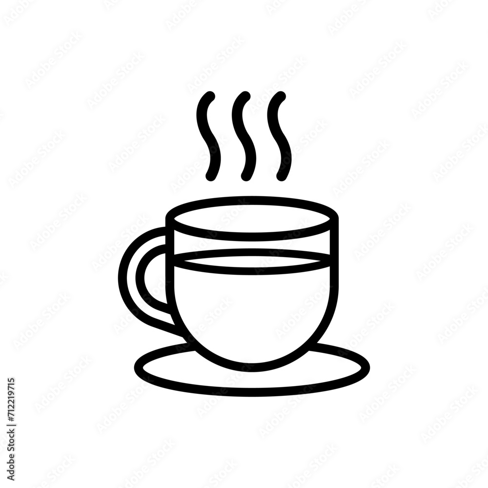 Coffee icon vector. Hot drink illustration sign. Tea symbol or logo. Coffee icon vector. Hot drink illustration sign. Tea symbol or logo.