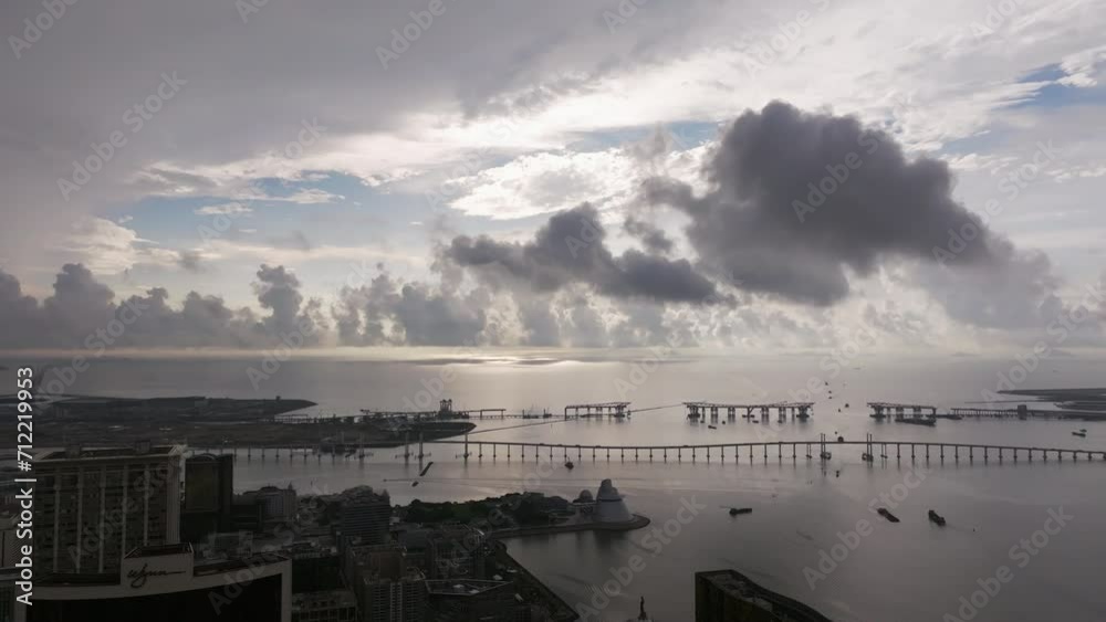 Amizade Bridge & Macao Science Center, Macau