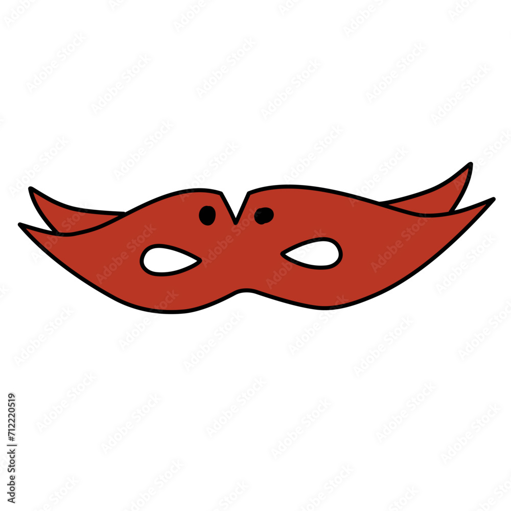 superhero mask vector element superhero mask vector element