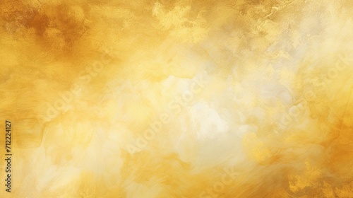 Abstract golden texture on watercolor style background. Golden painting texture concept. Generative AI © Alpa
