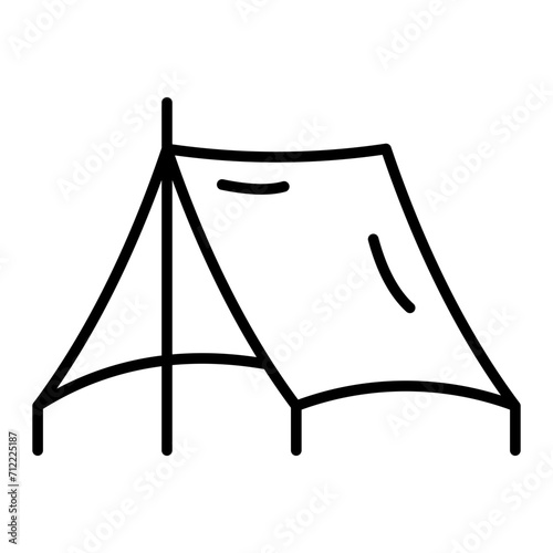   Tarp line icon