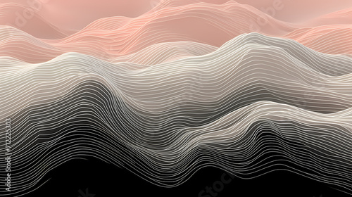 Modern digital abstract 3D background, abstract lines background