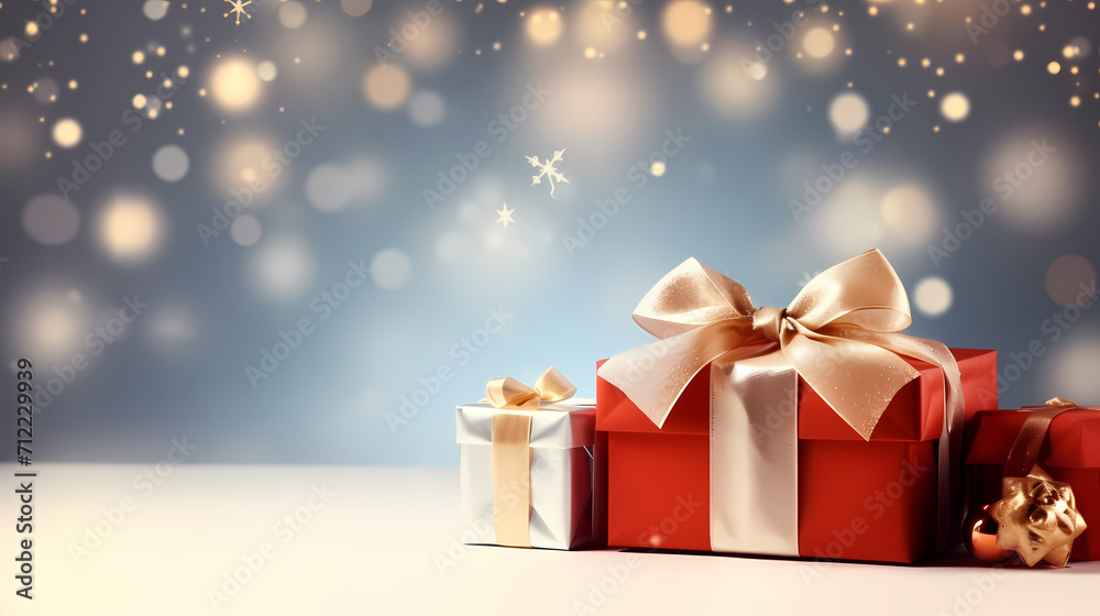 Gift box background with copy space for Christmas gifts, holidays or birthdays Gift box background with copy space for Christmas gifts, holidays or birthdays