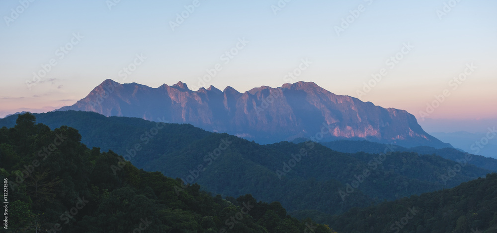Landscape image of Doi Luang Chiang Dao mountain in Chiangmai, Thailand Landscape image of Doi Luang Chiang Dao mountain in Chiangmai, Thailand