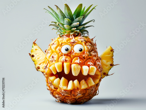 pineapple face photo