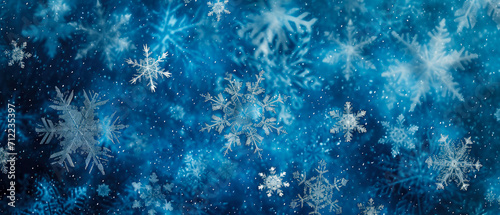 Crystal frozen particles. Ice snowflakes texture background.wintertime mockup. Generative ai. 