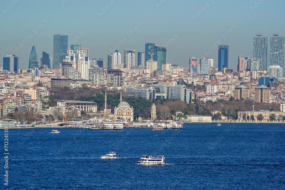 marmara sea view from topkapi palace istanbul turkey