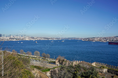 marmara sea view from topkapi palace istanbul turkey