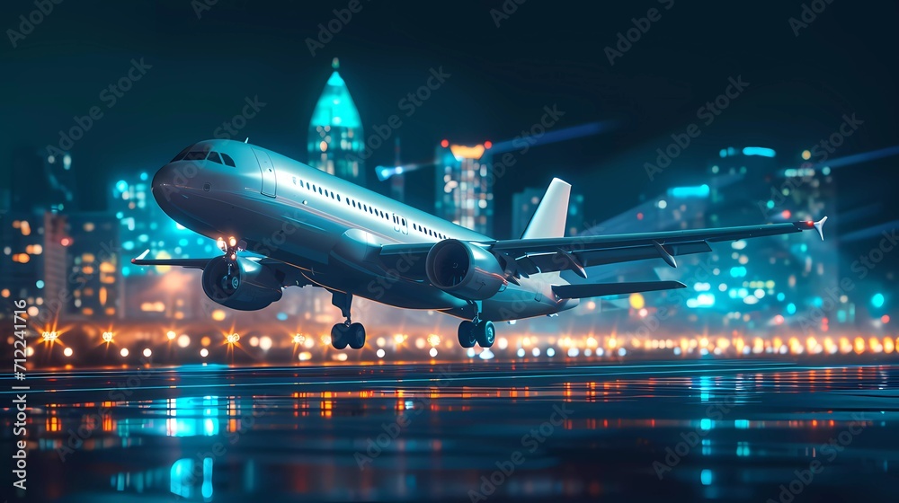 Airplane design & air freight logistics
 - transportation, technology, flight, airline