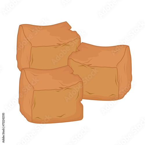 tofu cube illustration