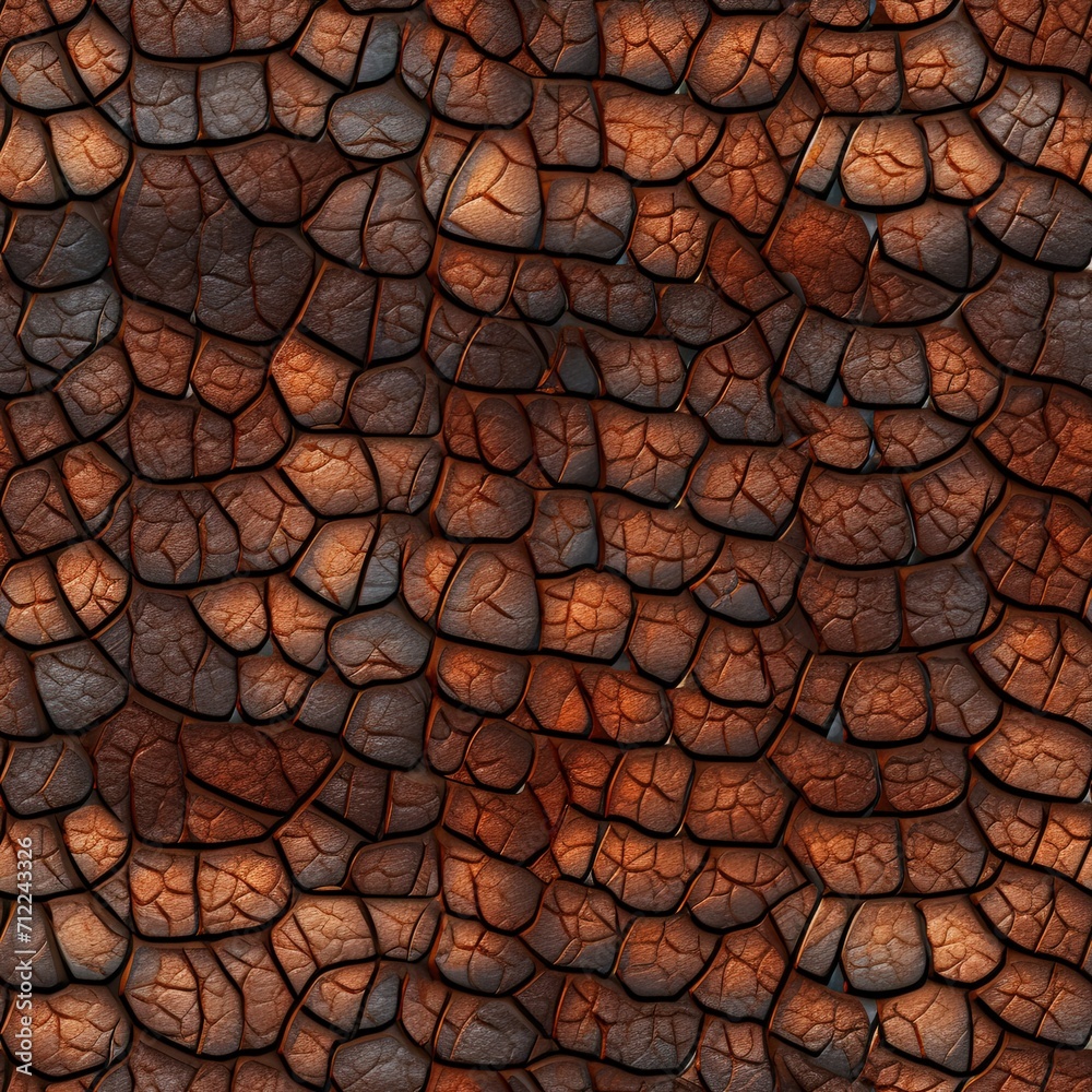 Naklejka premium Seamless pattern with leather texture