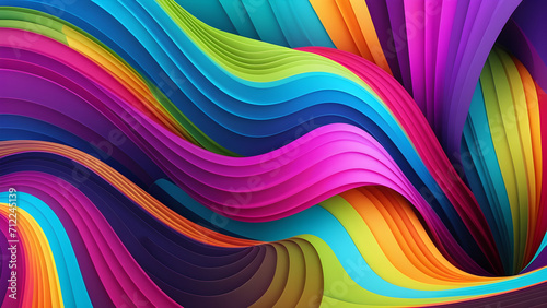 Abstract Color Waves   Abstract Art   Abstract Wallpaper Design