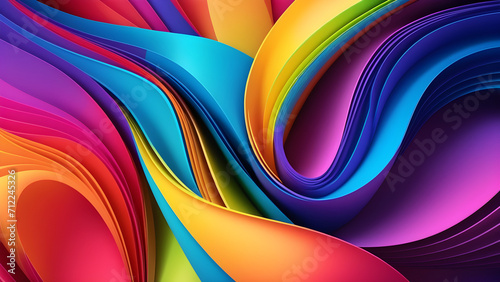 Abstract Color Waves | Abstract Art | Abstract Wallpaper Design