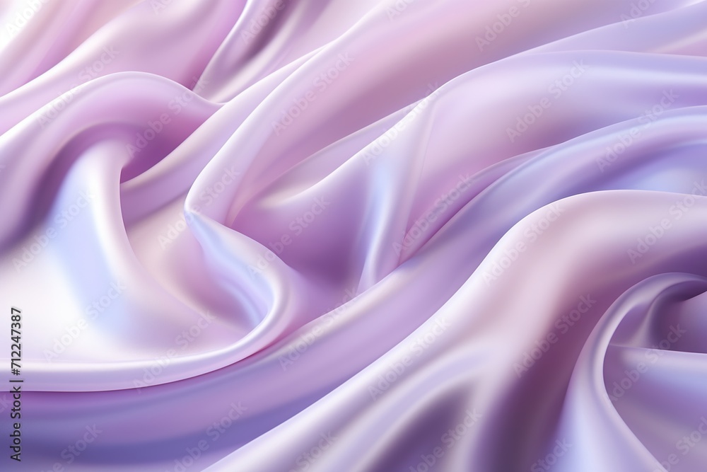 Obraz premium Purple silk fabric with gentle waves