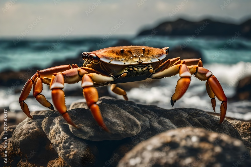 crab on the beach crab on the beach