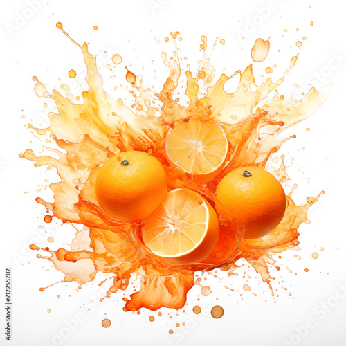 Orange Exploding