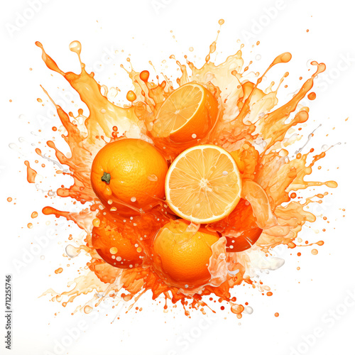 Orange Exploding