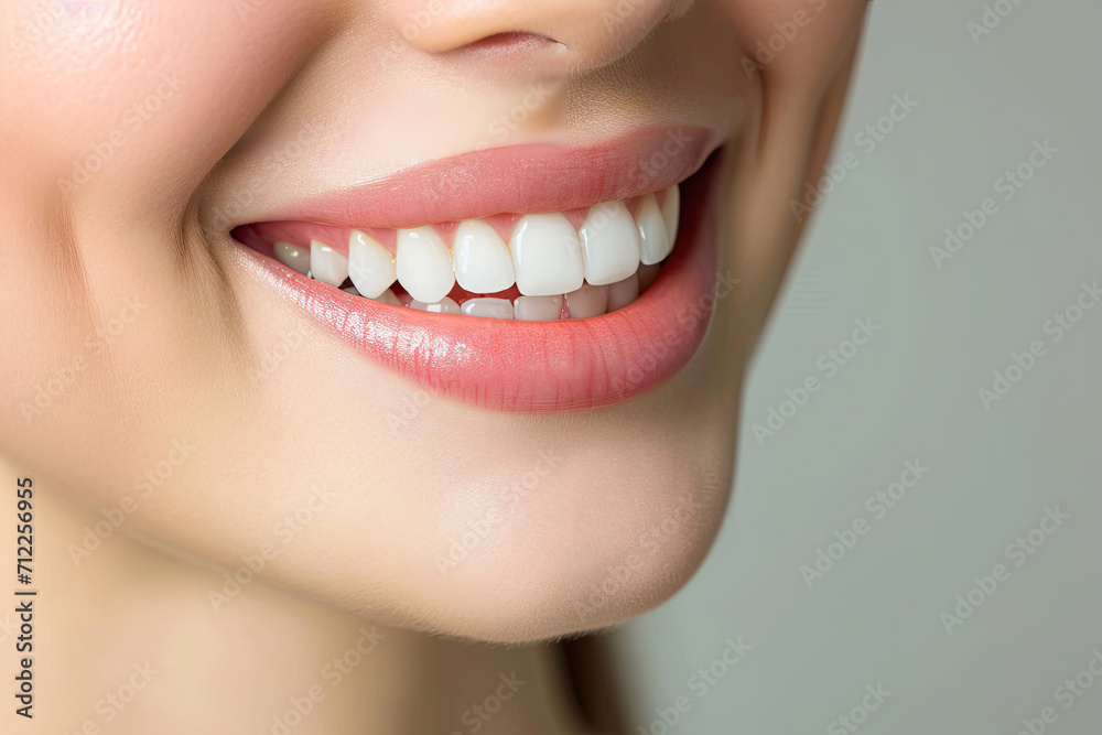 Obraz premium women perfect teeth smile
